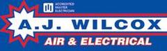 A J Wilcox Air & Electrical logo