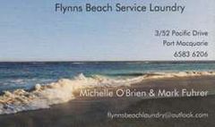 Flynns Beach Service Laundry logo
