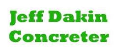 Jeff Dakin Concreter & Blocklayer logo