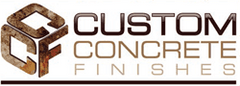 Custom Concrete Finishes logo