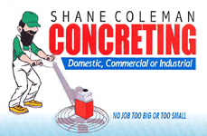 Shane Coleman Concreting & Bobcat logo