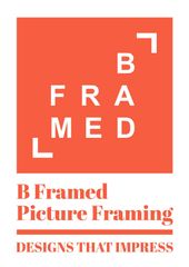 B Framed Picture Framing logo
