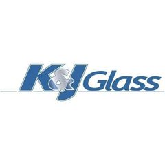 K & J Glass logo
