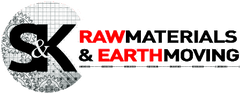 S & K Raw Materials & Earthmoving logo