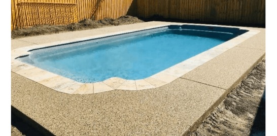 Exposed Agg Concrete Pool Surround 
