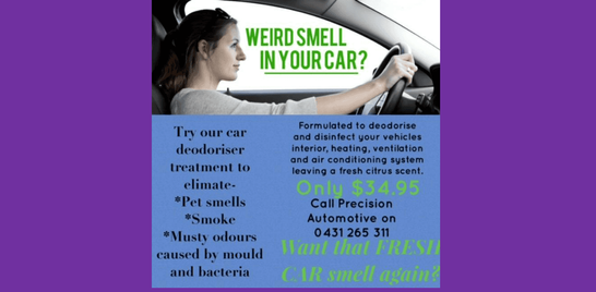 WEIRD SMELL IN YOUR CAR? LETS GET IT GONE!