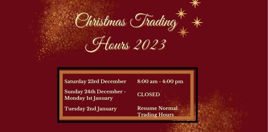 Christmas Trading Hours 2023