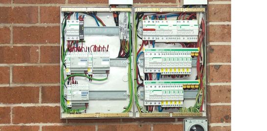 Switchboard with lighting control