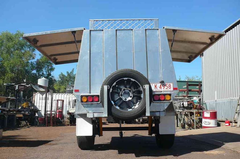 The trailer was inspected by the Territory Government, registered and will now spend its life on the road. Project Cost - $20 000 - $30 000