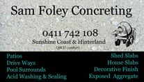 Sam Foley Concreting Pty Ltd